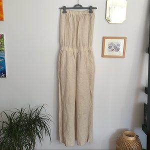 Vintage Linen Jumpsuit